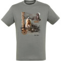 T-shirt unisexe Marmottes Laruns Zinc XS
