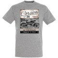 T-shirt unisexe Michigan Corsica Gris Chiné S