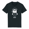 T-shirt unisexe Minion Breton Noir Profond S