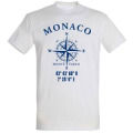 T-shirt unisexe Monaco GPS Blanc S