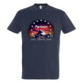 T-shirt unisexe Montagne Etoiles Pyrénées Marine XS