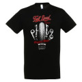 T-shirt unisexe Moto Full Speed + logo Authentic Ouest Coast Noir Profond XS