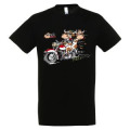 T-shirt unisexe Moto Podlait Noir Profond XS
