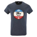 T-shirt unisexe (Negresco en Ombre) French Riviera Nice France Authentique 06 Denim XS