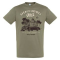 T-shirt unisexe Negresco Voiture French Riviera Nice Kaki XS