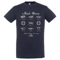 T-shirt unisexe Noeuds Marins Nice Marine XS