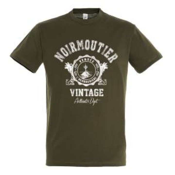 Tshirt unisexe Noirmoutier Vendée Vintage lHerbaudière Denim XS