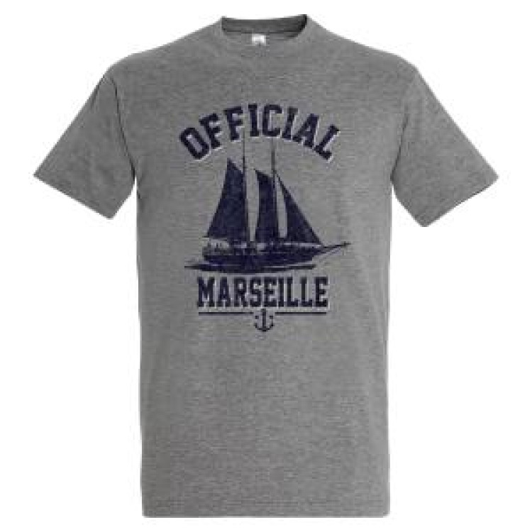 T-shirt unisexe Official Bateau Saint Tropez Denim M