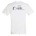 T-shirt unisexe Orphelin pour l&rsquo;autre... Recto/verso Blanc L