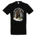 T-shirt unisexe Ours Bi&egrave;res Noir Profond XS