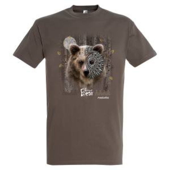Tshirt unisexe Ours Native Tribes Pyrénées Zinc S