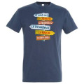 T-shirt unisexe Panneaux le Vieux Nice/ le Carnaval/ le Negresco/ la Promenade.../ le Marche.../ Nice Frenche Riviera Denim XS