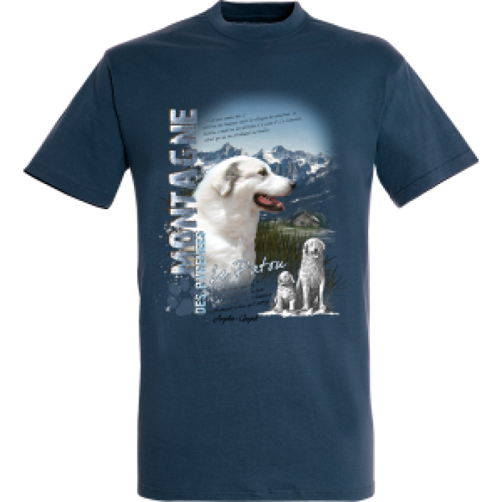 Tshirt unisexe Patou Argelès Gazost Bordeaux S