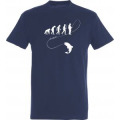 T-shirt unisexe P&ecirc;che Evolution Br&eacute;hat (Exclusif) Marine S