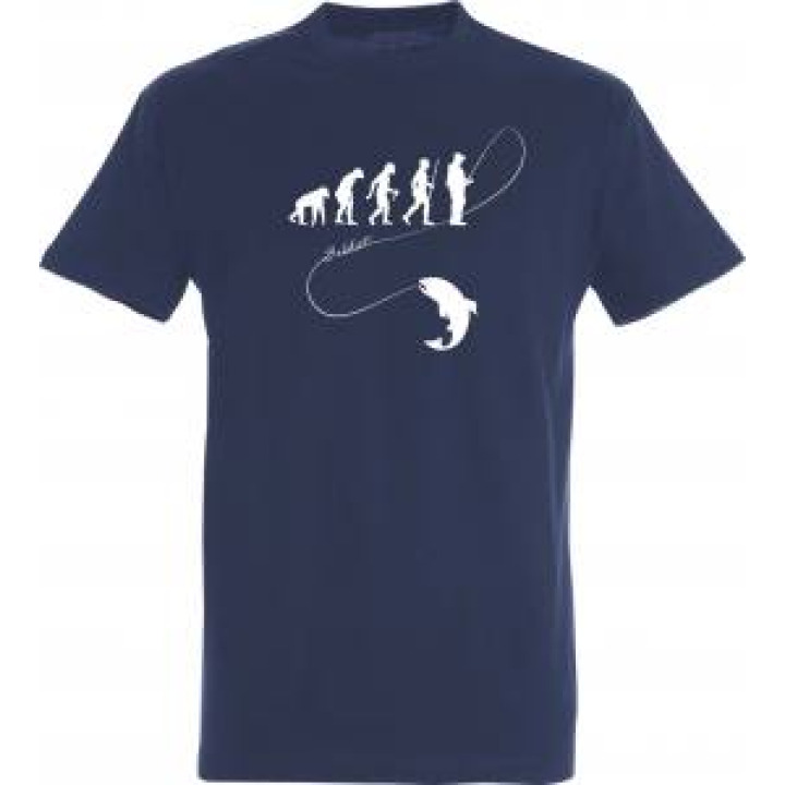 Tshirt unisexe Pêche Evolution Bréhat Exclusif Marine M