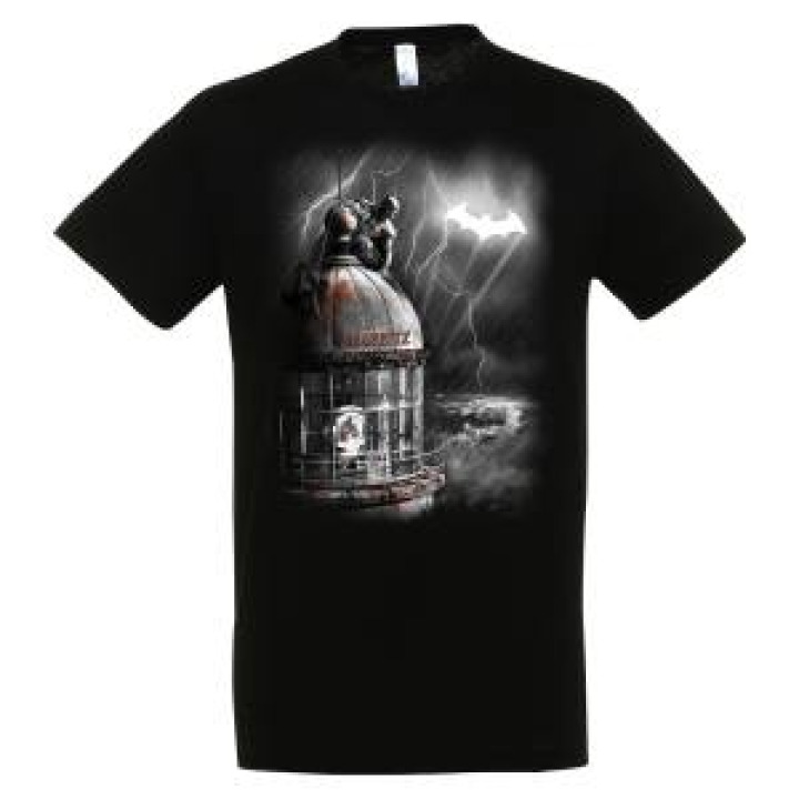 Tshirt unisexe Phare Batman Biarritz Noir Profond S