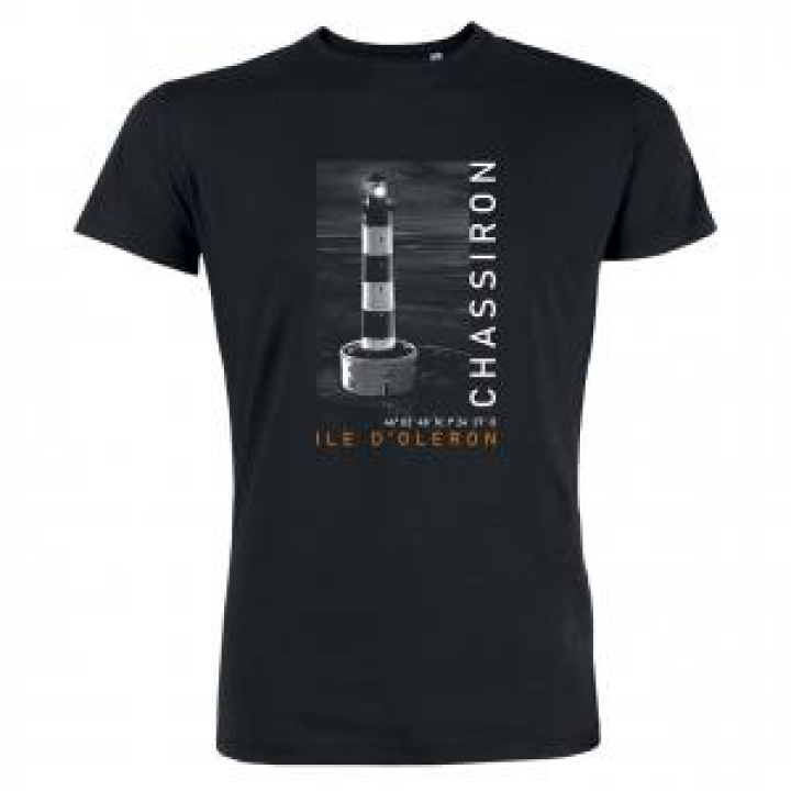 Tshirt unisexe Phare de Chassiron Île dOléron Noir Profond S