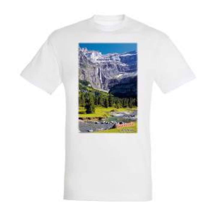 Tshirt unisexe Photo Gavarnie Blanc XS