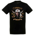 T-shirt unisexe Pirate Bob Bandeau + Sabres Corsica Noir Profond S