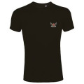 T-shirt unisexe Planche de Surf Biarritz France Recto/ Verso Noir Profond XS