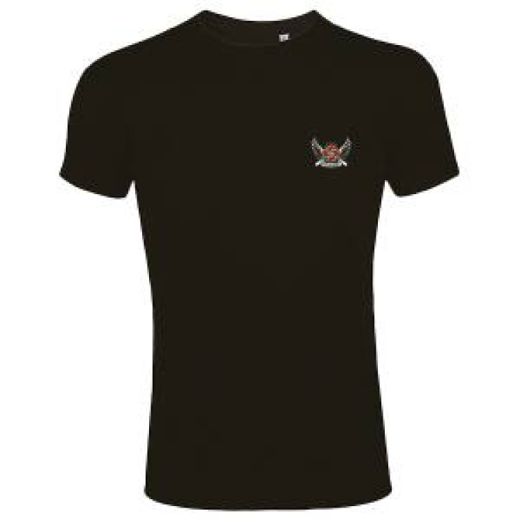 T-shirt unisexe Planche de Surf Biarritz France Recto/ Verso Noir Profond M