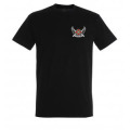 T-shirt unisexe Planche de Surf Pays Basque Recto/ Verso Noir Profond XS