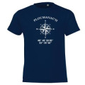 T-shirt unisexe Ploumanac'h GPS Marine M