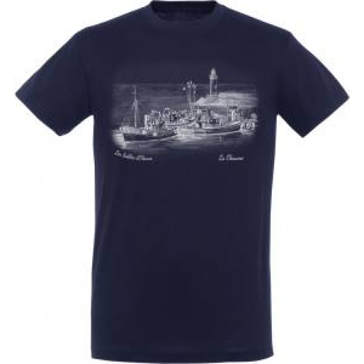 T-shirt unisexe Port de Bateaux les Sables d’Olonne la Chaume Marine L