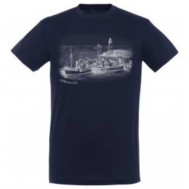 T-shirt unisexe Port de Bateaux Saint Gilles Croix de Vie Marine 3XL
