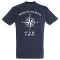 T-shirt unisexe Presqu'ile de Rhuys GPS Marine XS