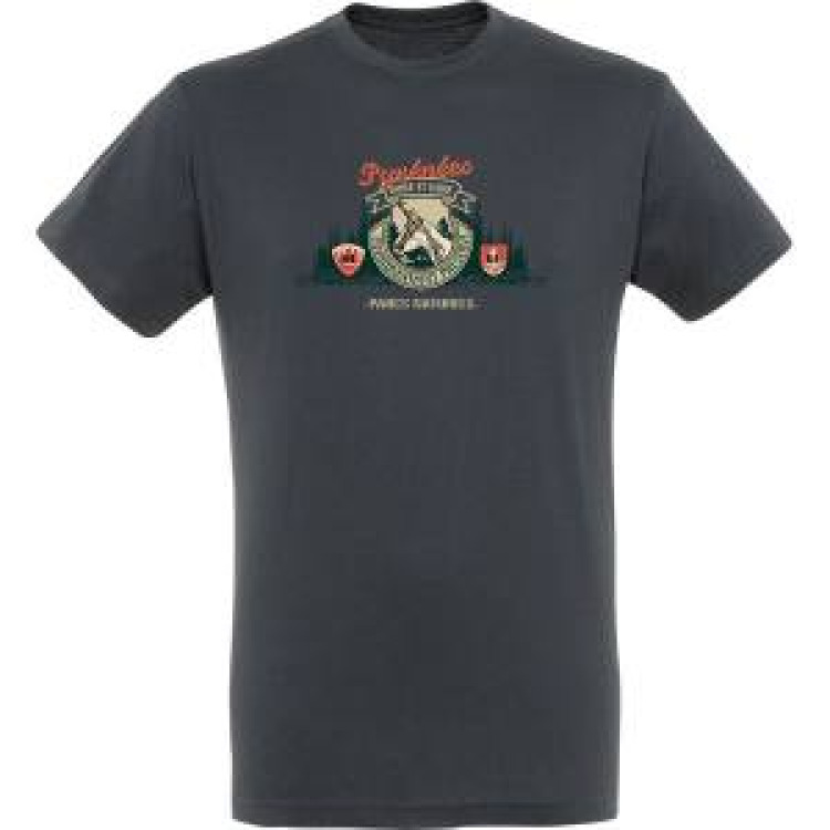 T-shirt unisexe Pyr&eacute;n&eacute;es 64 de Chaque c&ocirc;t&eacute; Gris Souris XS