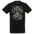 T-shirt unisexe Pyrénées Légende Biker Col d’Aubisque Noir Profond XS