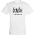 T-shirt unisexe Quatre Chevaux dans l&rsquo;eau Sable S