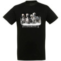 T-shirt unisexe Quatre Chevaux dans l&rsquo;eau Sable L