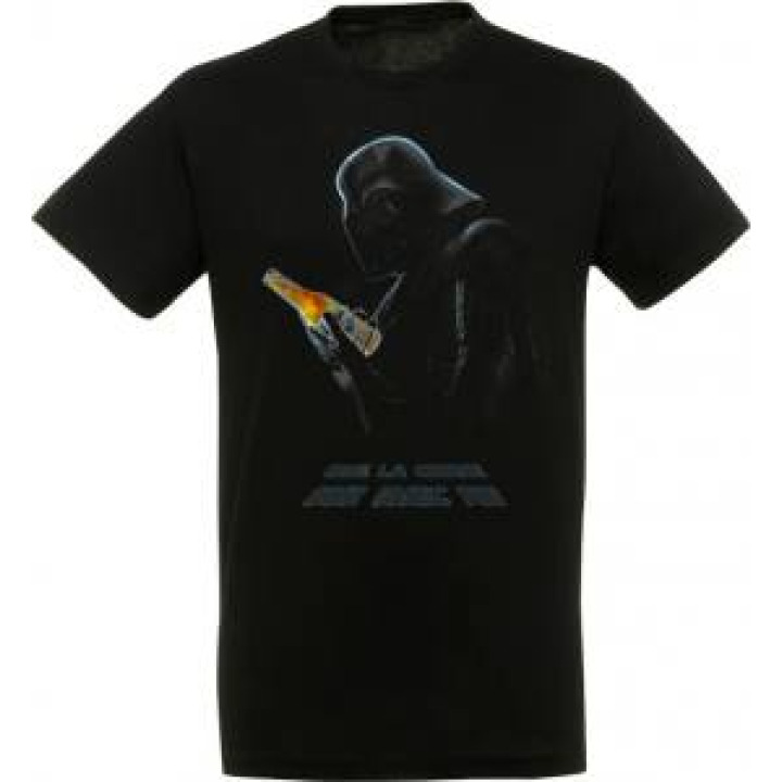 Tshirt unisexe Que la Corse Soit avec Toi Vador Noir Profond M