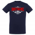 T-shirt unisexe Région Ouest Dept Loire Atlantique Dept 44 Bretagne en Rouge Marine S