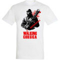 T-shirt unisexe Resistenza the Walking Corsica Blanc S