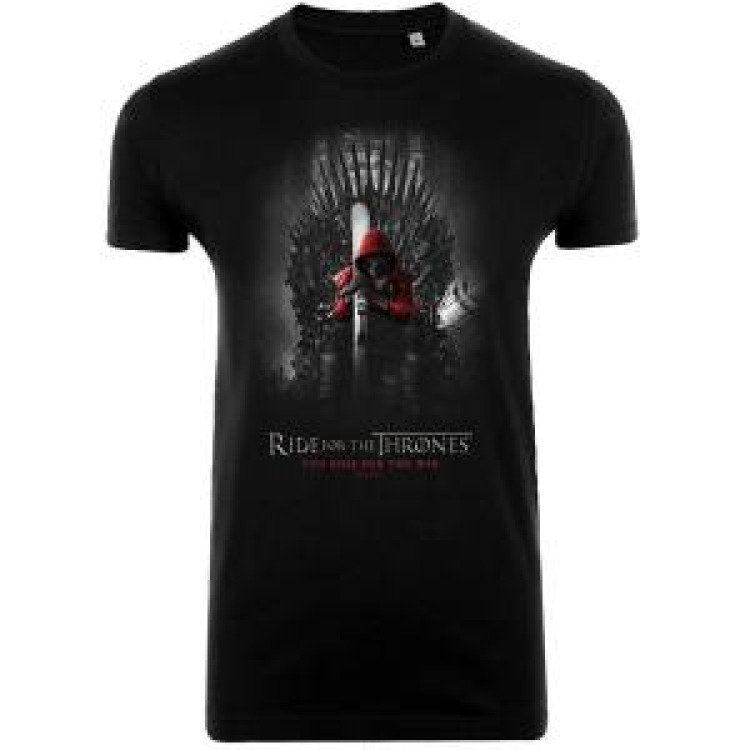 T-shirt unisexe Ride for the Thrones Luchon Noir Profond XL