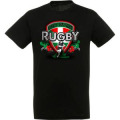 T-shirt unisexe Rugby Boulier Pays Basque Rouge XS