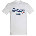 T-shirt unisexe Saint Tropez French Riviera France... Denim XS