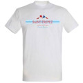 T-shirt unisexe Saint Tropez Harbor Yacht Club Blanc S