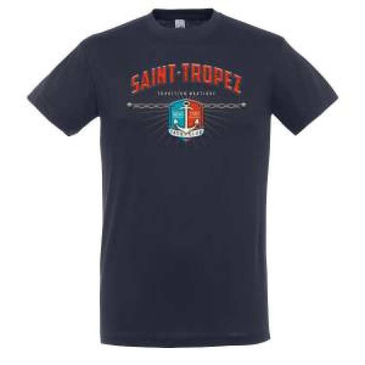T-shirt unisexe Saint Tropez Tradition Nautique Marine XL