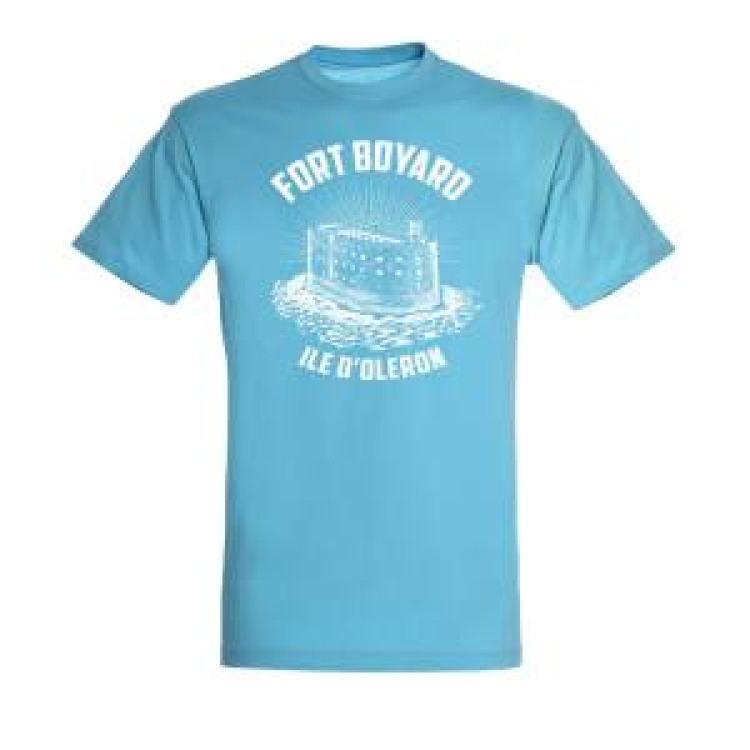 T-shirt unisexe Sérigraphie Fort Boyard Île d’Oléron Blanc XS