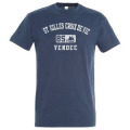 T-shirt unisexe St Gilles Croix de Vie / Bateau/ 85 Vendée Denim S