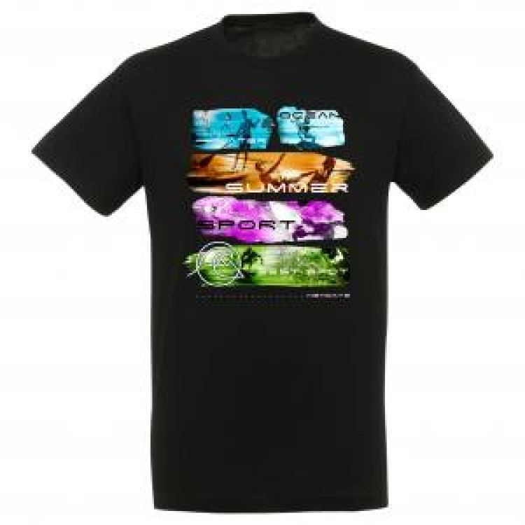 T-shirt unisexe Summer Sport Hendaye Noir Profond XS