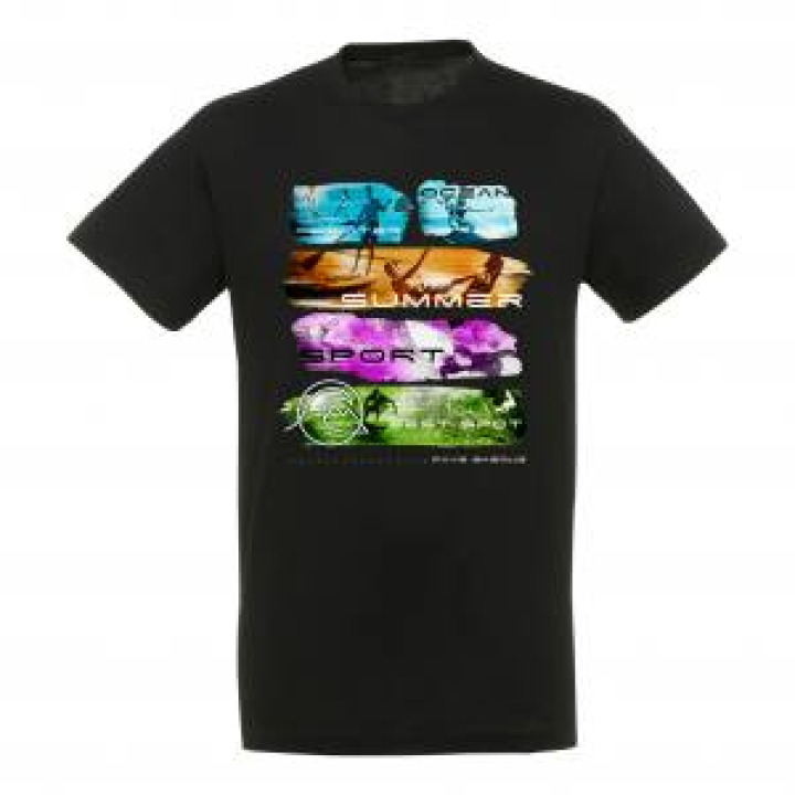 Tshirt unisexe Summer Sport Pays Basque Noir Profond XS