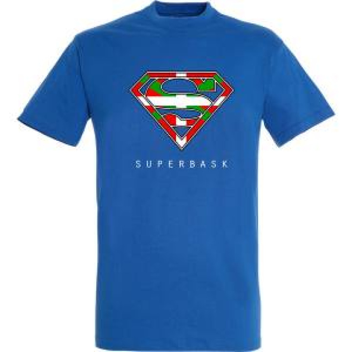Tshirt unisexe SuperBask Bleu Royal S