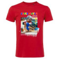 T-shirt unisexe Super Matlo Brosse Île de Ré Rouge XS