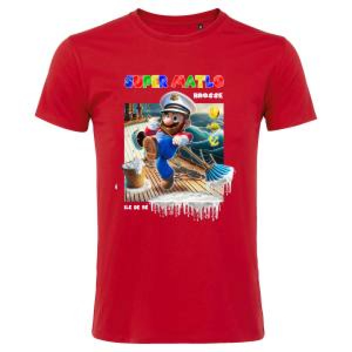 Tshirt unisexe Super Matlo Brosse Île de Ré Denim S