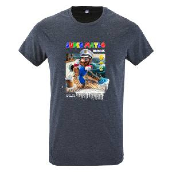 Tshirt unisexe Super Matlo Brosse Saint Jean de Monts Denim XS